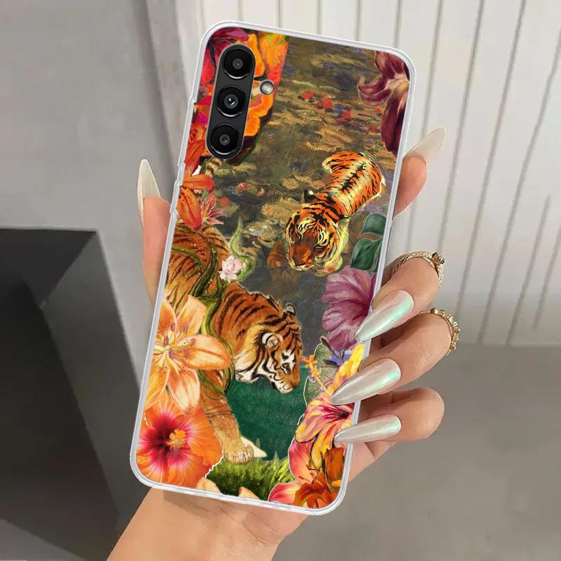 Superior Tiger Pattern Art Phone Case for Samsung Galaxy A17 A16 A37 A26 A36 A57 A56 A15 A25 A35 A55 A14 A24 A34 A54 A13 A23 A33