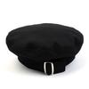 Universal chemistry Belted Black Wool Beret woolBeret