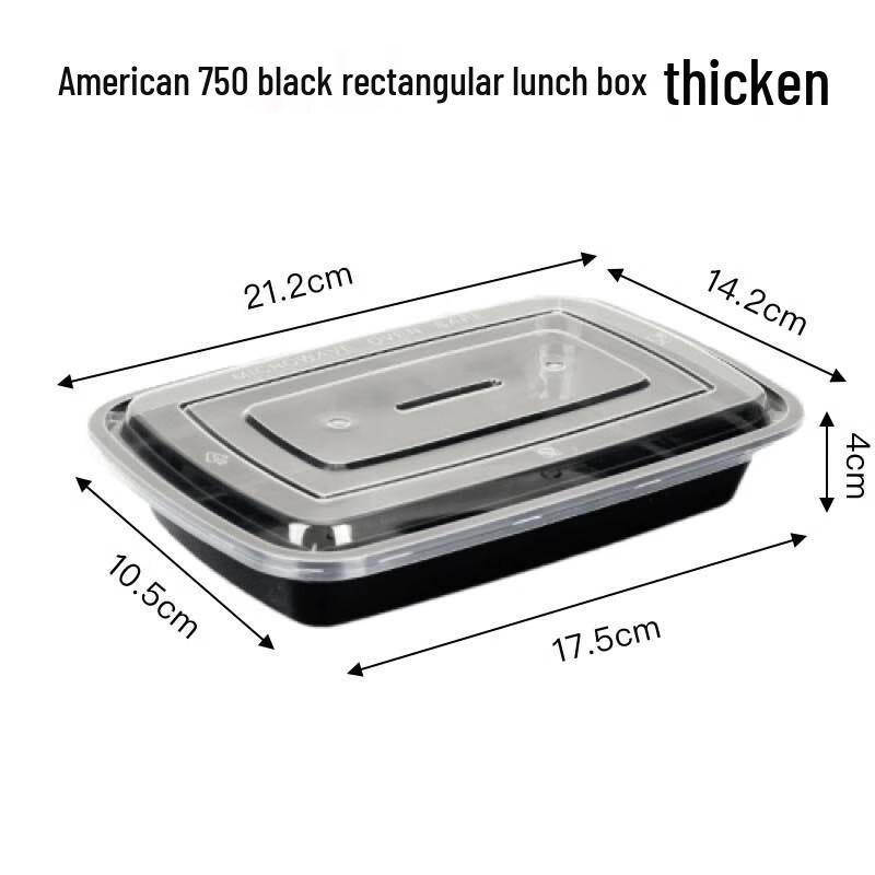 

Saint Bile Rectangular Disposable Takeaway Meal Box