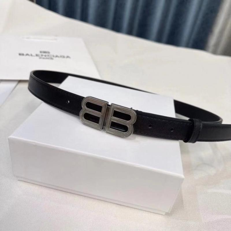 Unisex Genuine Leather Paris Belt - Double BB Design, Versatile & Stylish for Couples