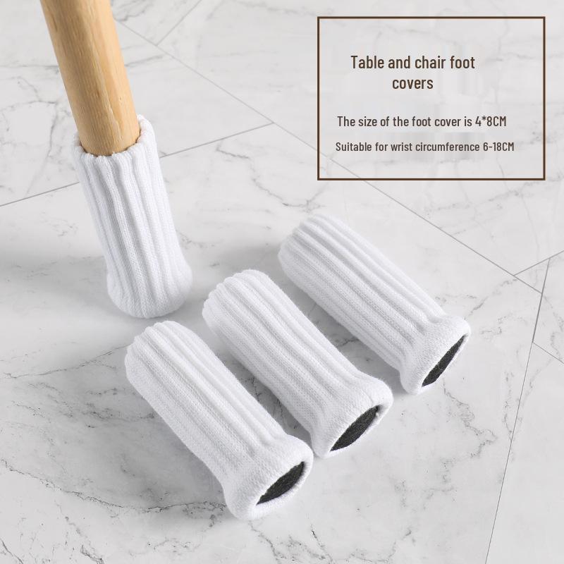 Thickened Non-Slip Chair and Table Leg Covers - Wear-Resistant, Silent Foot Pads for Tables and Chairs