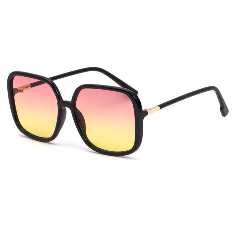 Huo Siyan Large Frame Sunglasses Women'S Trend Zhang Ruonan Same Frame Sunglasses Women'S Trend Glasses