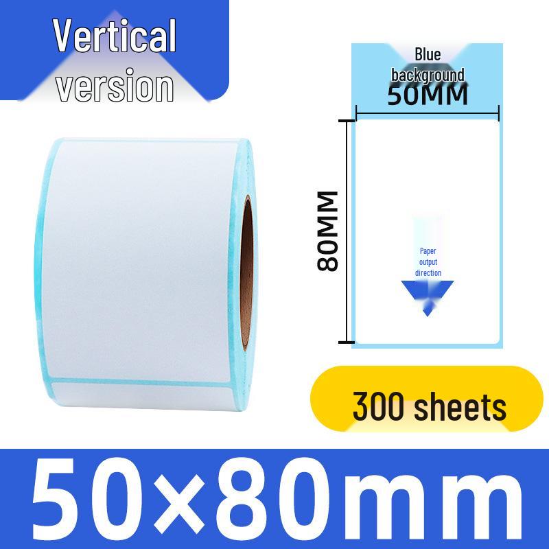 Durable 100x100 Self-Adhesive Thermal Label Paper for Supermarket Barcodes & Express Waybills