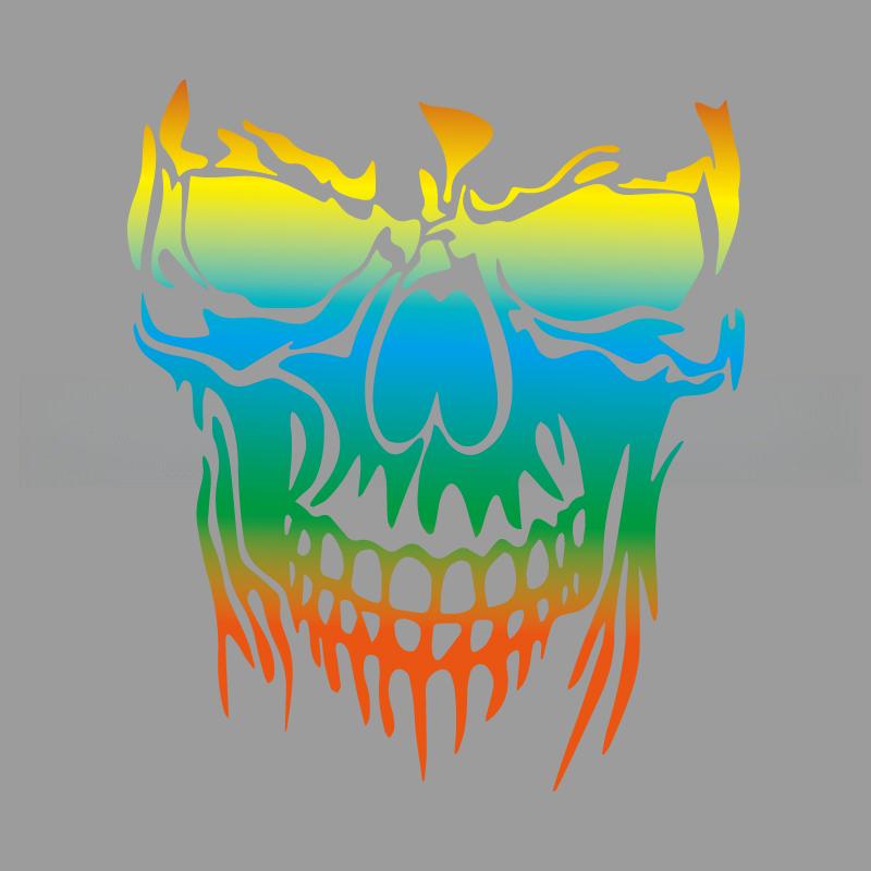 Evil Fanged Skull Creative&funny Stickers for Cartoon Fans&lover,high Quality for Car Trucks Motorcycles &laptops