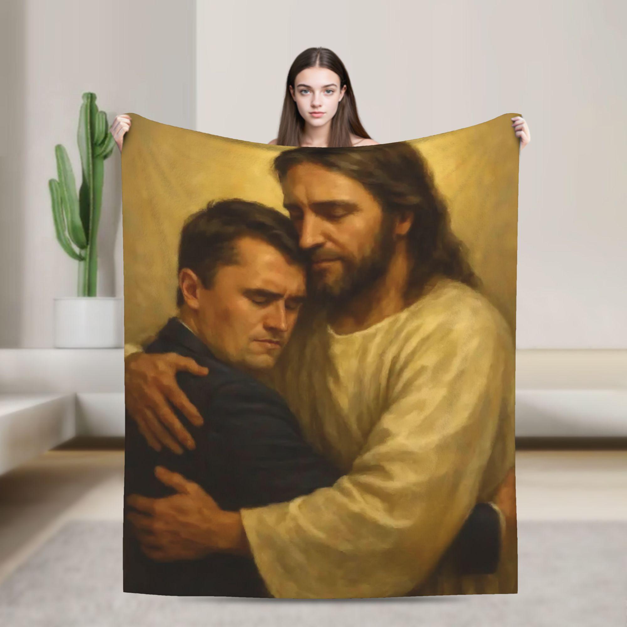 

Фланелевое одеяло Charlie Kirk Angelic Advocate, очень мягкое покрывало для дивана, кровати, пикника, новинка, покрывало для кровати, чехол для дивана-кровати 30x40in