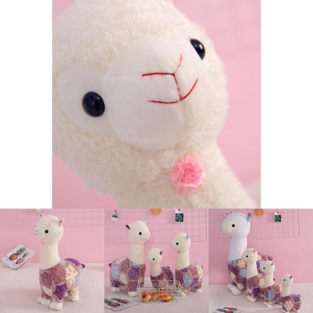 Cuddly White Alpaca Plush Toy Large Plush Animal Stuffed Pillow Kids Gift
