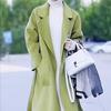 Women Wool Coat Warm Fashionable Belted Autumn Outerwear