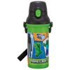 Skater Water Bottle for Kids, 480ml, Direct Drink, Plastic, One-Touch Opening, Dishwasher Safe, Made In Japan, Minecraft 25 (PSB5SANAG-A)