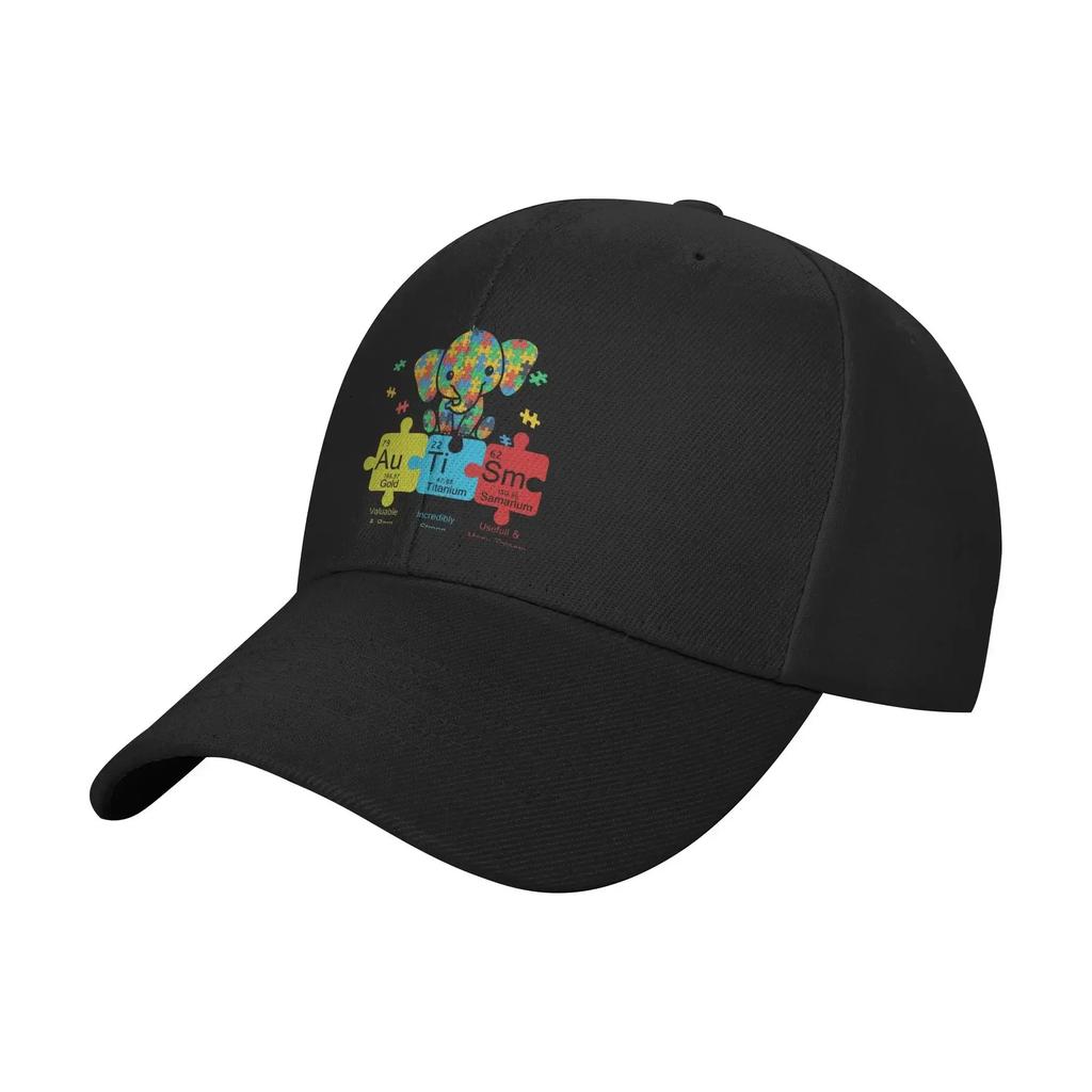 Spring Autism Awareness Periodic Table Baseball Cap Outdoor Gym yk Funny Sun Hip Hop Hats Unisex Women Breathable Baseball Caps