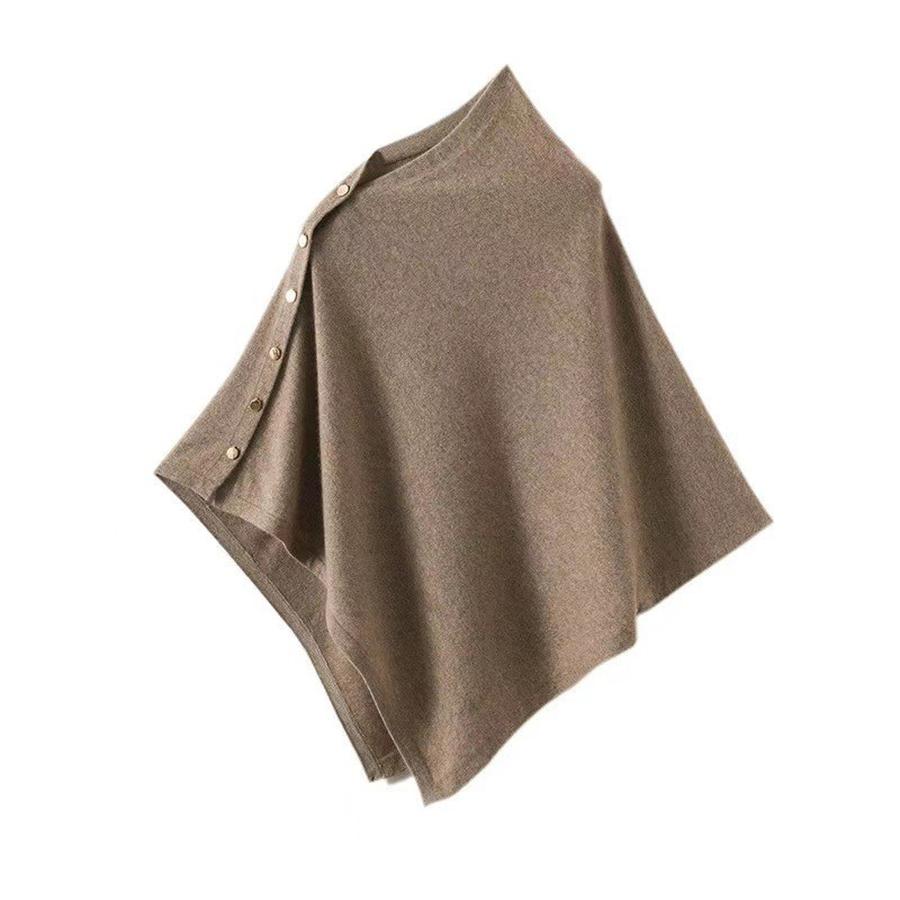 100% Wool Cozy Warm Knit Shawl Cape Large Stock Available, Customizable