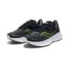 Saucony Guide 16 Comfortable Fabric Cushioning Support Rebound Low Top Training Running Shoes Men sneaker Black Green S20810-34