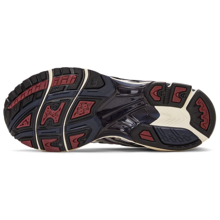 Asics Gel Kayano Legacy White Blue Red Unisex Sneakers Black 1203A325-100