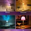 LED High Footed Water Ripple Atmosphere Desk Lamp Romantic Couple Gift Indoor Bedroom Projection Night Light