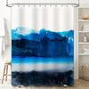 Stunning Blue Waterfall Shower Curtain: Artistic Landscape Design In 3D Print Fabric Perfect for Bathroom Decor