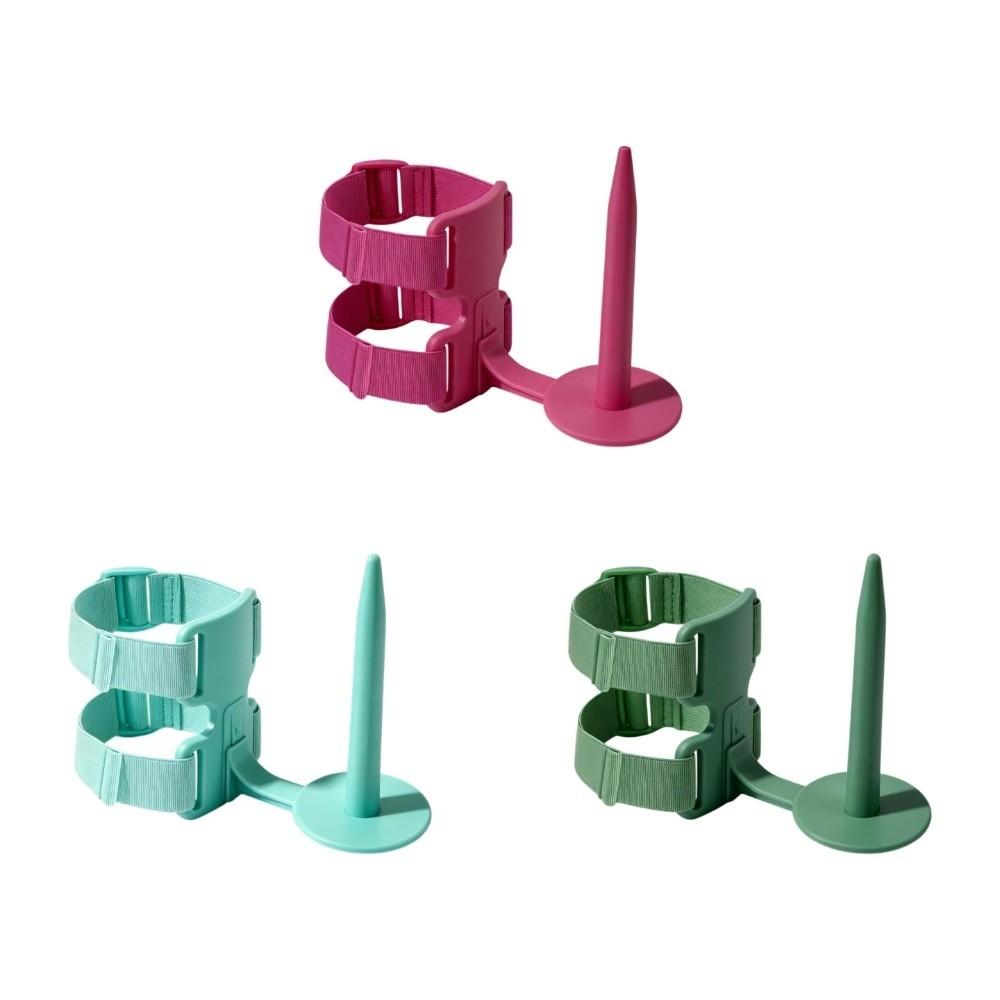 Hands-free Arm-worn Crochet Yarn Holder 360° Rotating Woolen Ball Yarn Winder Stand DIY Knitting
