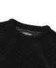 NICEGHOSTCLUB 3Sterne Langarm Strick-T-Shirt_Schwarz(Ng2Fsuk601A)