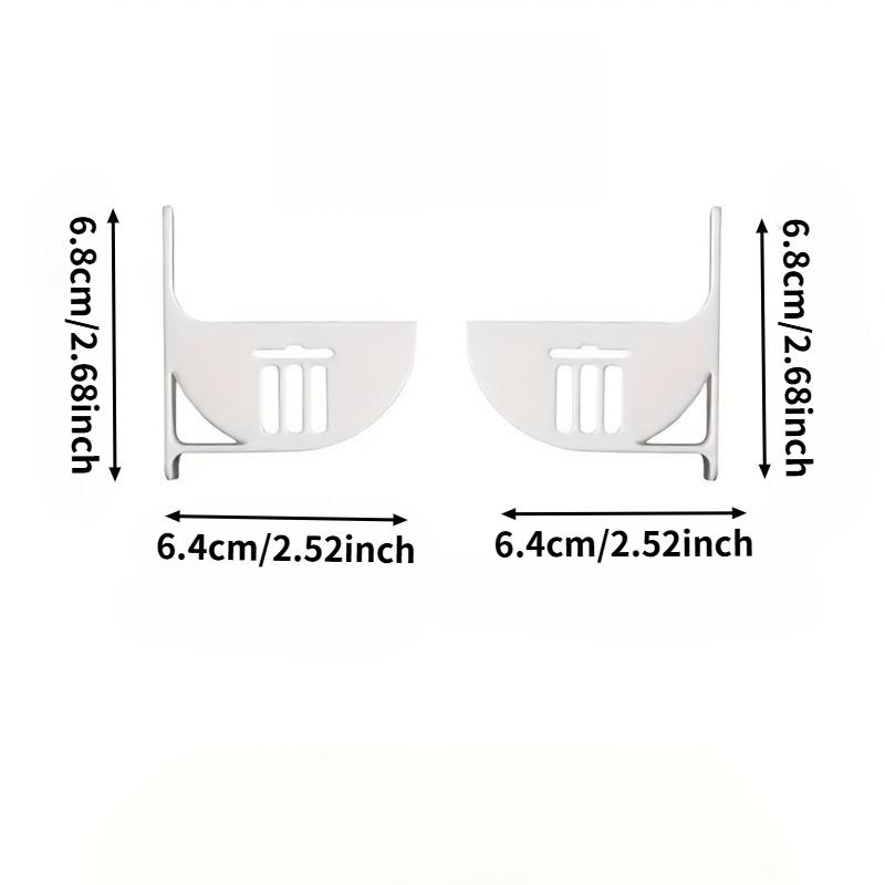 2Over-the-door storage rack——Sturdy garbage bag storage rack and cling film holder Non-perforated adjustable kitchen countertop-Multifunctional жемчужина белый