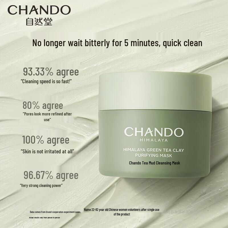 CHANDO Himalayan Tea Mud Purifying Cleansing Mask 100g