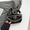 Versatile Breast Bag Popular New Fashion High-end Chain Trend Casual Shoulder Messenger Bag Fanny Pack