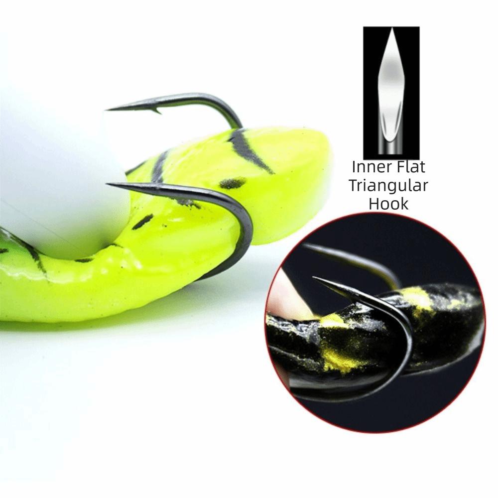 Lifelike Appearance Heavy Cover Frog Weedless Design Weedless Frog Lure Freshwater Fishing