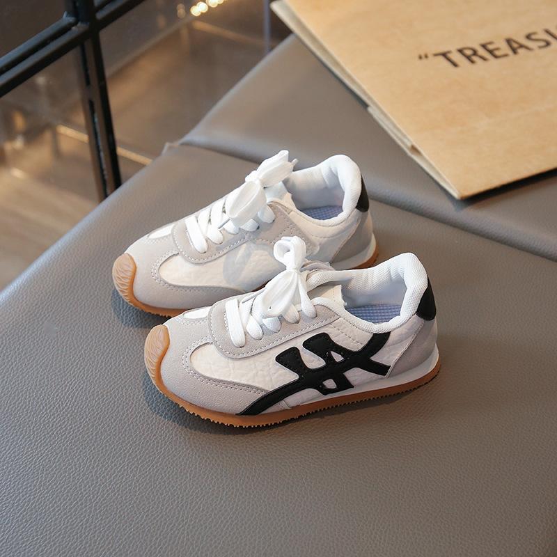 Kids Soft Sole German Trainer Shoes Boys Girls Casual Retro Running Sneakers For Spring Autumn Comfortable Walk