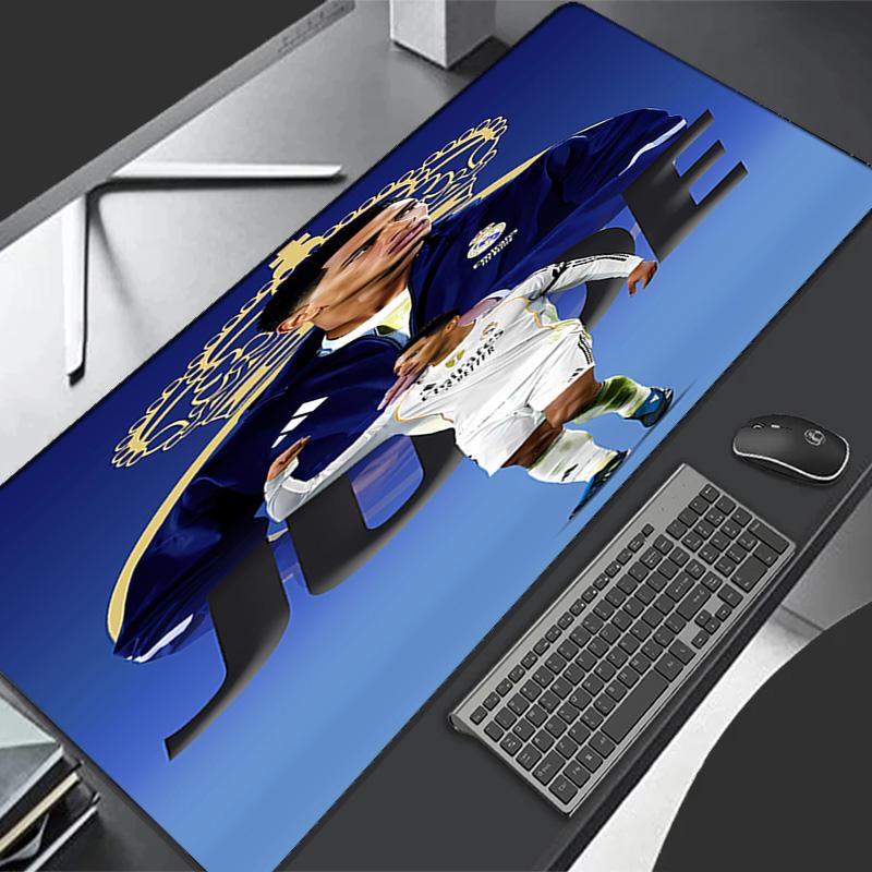 Kylian Mbappé Theme Premium Non-slip Mouse Pad with Stitched Edges,Durable Rubber Material,for Desktop & Gaming Great Gifts