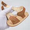 Newborn Baby Sandals Shoes Infant Girl Boy Summer Rubber Learther Anti-slip Flat Soft Toddler First Walkers Shoes