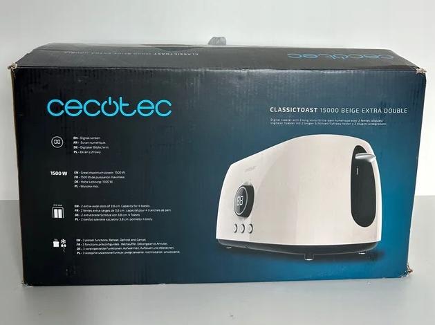 Toaster Cecotec Classictoast 15000 Extra Double Beige 1 Pc