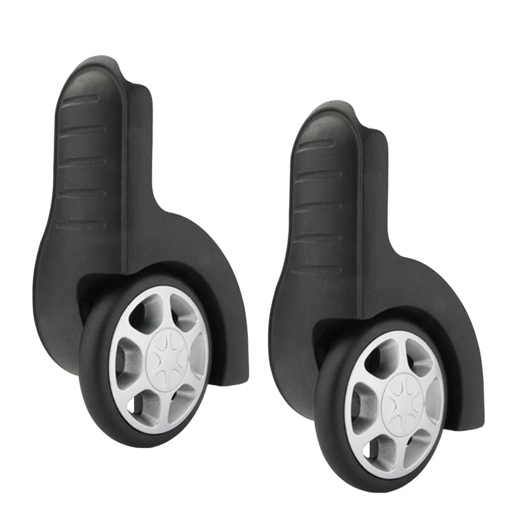 2x Swivel Caster Wheels Suitcase Universal Luggage Wheel Replacement for Traveling