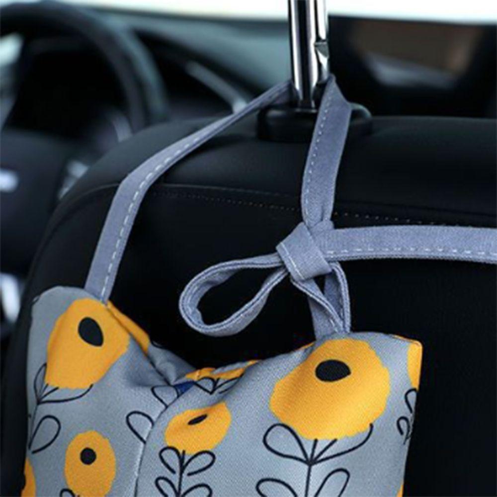 Pastoral Style Car Tissue Case Portable Tissue Container Fashion Napkin Paper Bag Home