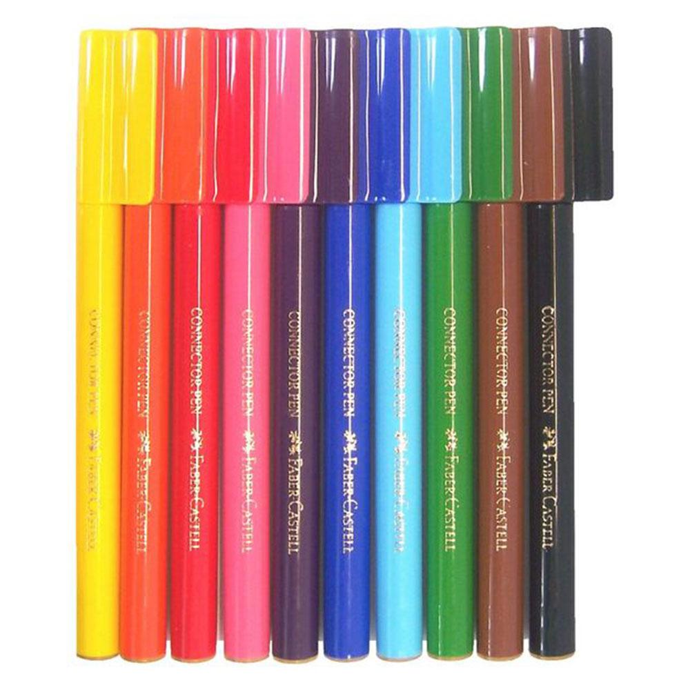 Faber-Castell Verbindungsstifte Marker (Geldbörse von 10)