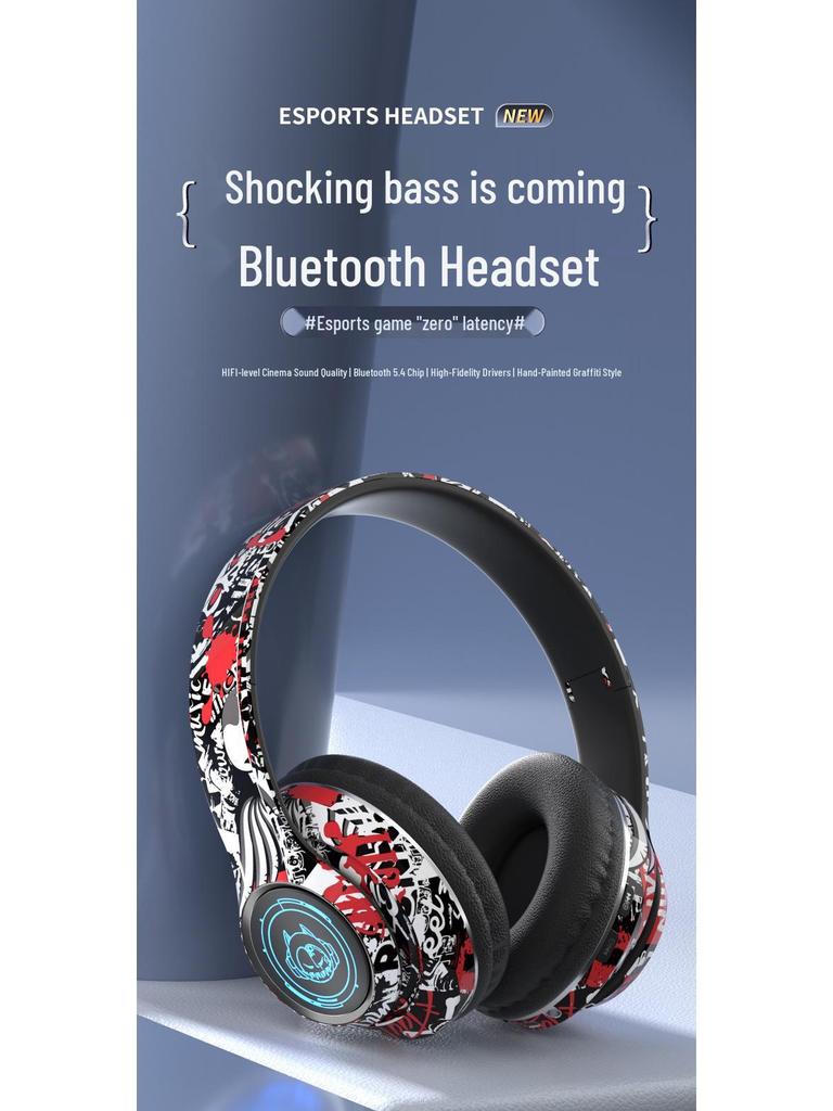 M6 Foldable Bluetooth Sports Headband Headset for Gaming & Music