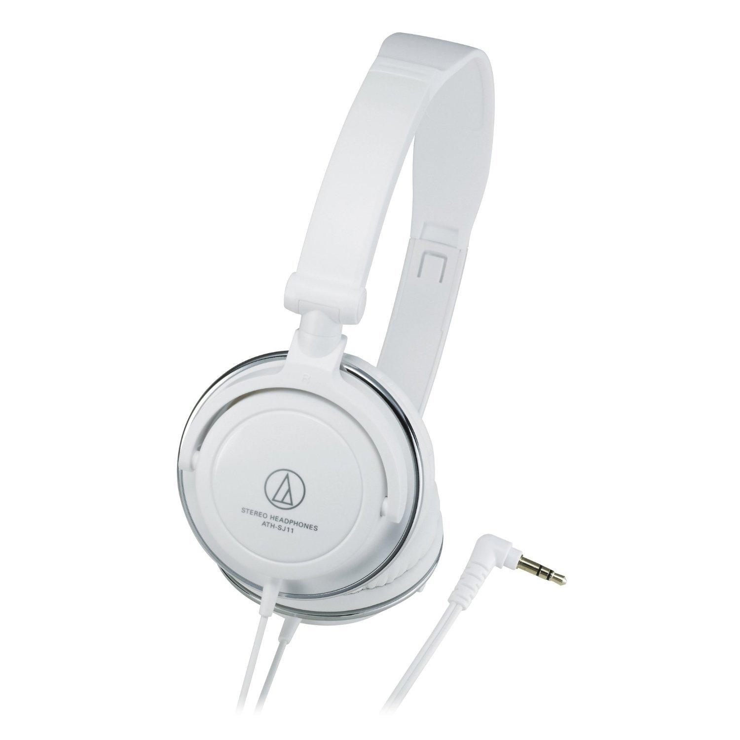 

Audio Technica Portable Headphones White ATH-SJ11 WH