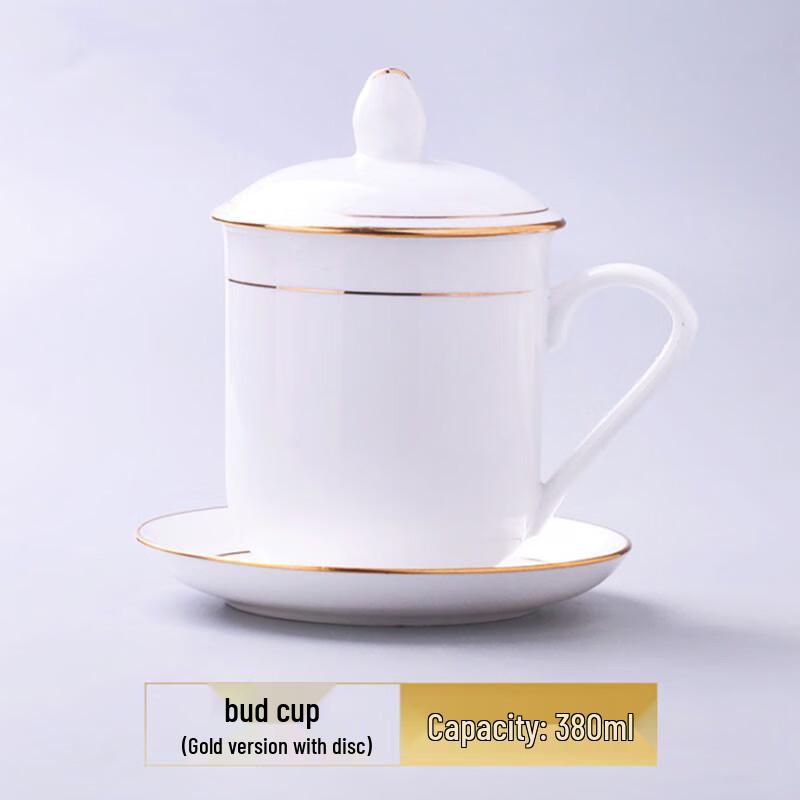 Ceramic Bud Cup with Saucer