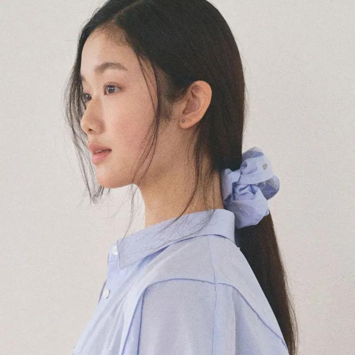 PEPE SCRUNCHIE_PURE BLUE