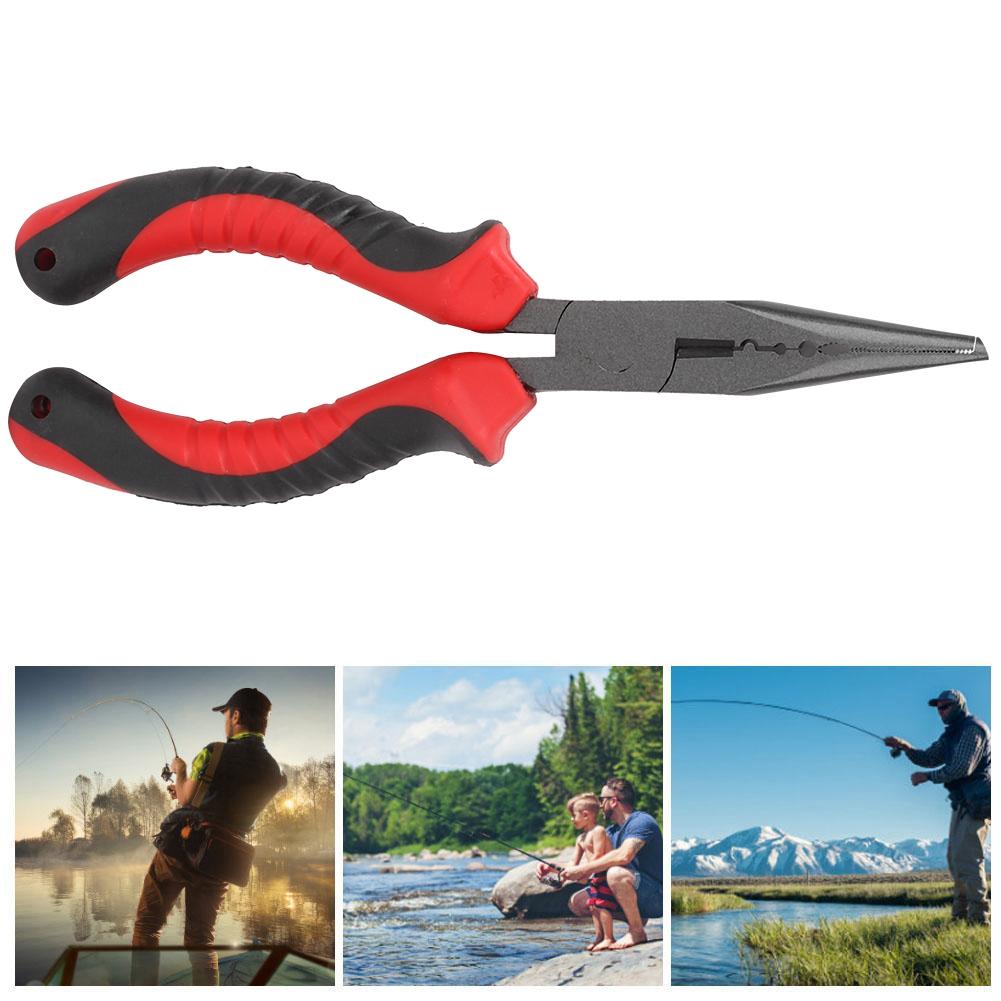 Outdoor Portable High Quality MultiFunctional Fishing Tool Aluminium Alloy Pliers (6 inch)