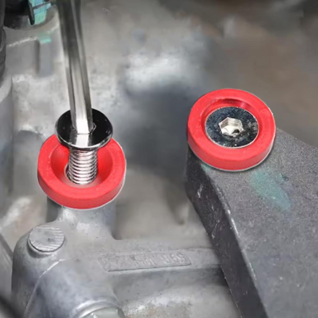 License Plate Frame Screws | Auto Tag Locking Screw, M6 Gasket Bolt, Rear Front Vehicle Modification Motorcycle RV License Plate