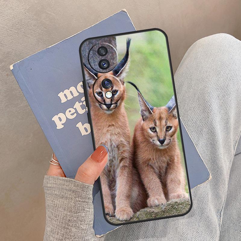 

African Lynx Caracal Big Cat Case For Honor Magic 8 Pro 5 6 7 Lite Cover For Honor 400 200 90 70 50 X8a X8b X9a X9b X9c Honor X7a
