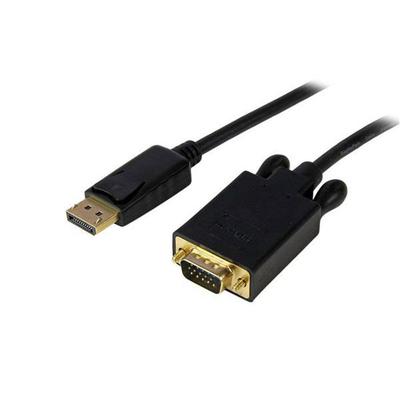 DisplayPort To VGA Adapter - STARTECH.COM - 1.8 M - Resolution 1920x1200 - Black