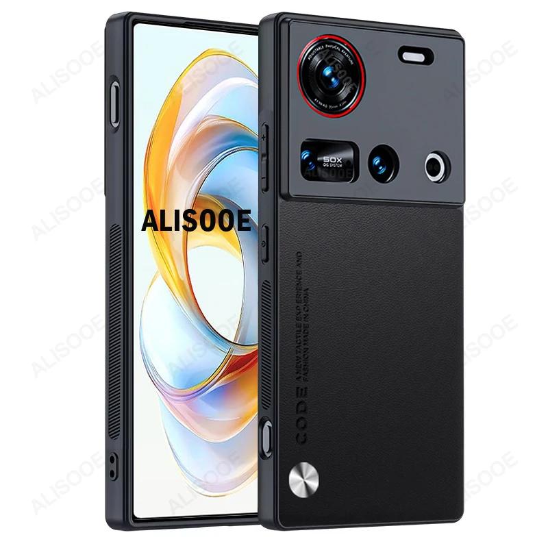 Luxus Hülle für Nubia Z70 Ultra Case Hochwertige PU-Leder Schutzhülle für ZTE Nubia Z70 Ultra 5G Stoßfeste Capa