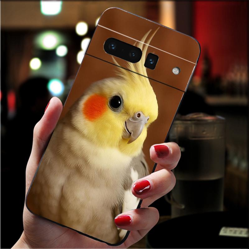 

Phone Case For Google Pixel 10 9 Pro XL 9A 8 7 6 Pro Pixel 8A 7A 6A Pixel 8 7 6 5 Cockatiel bird Google Pixel 6 Pro