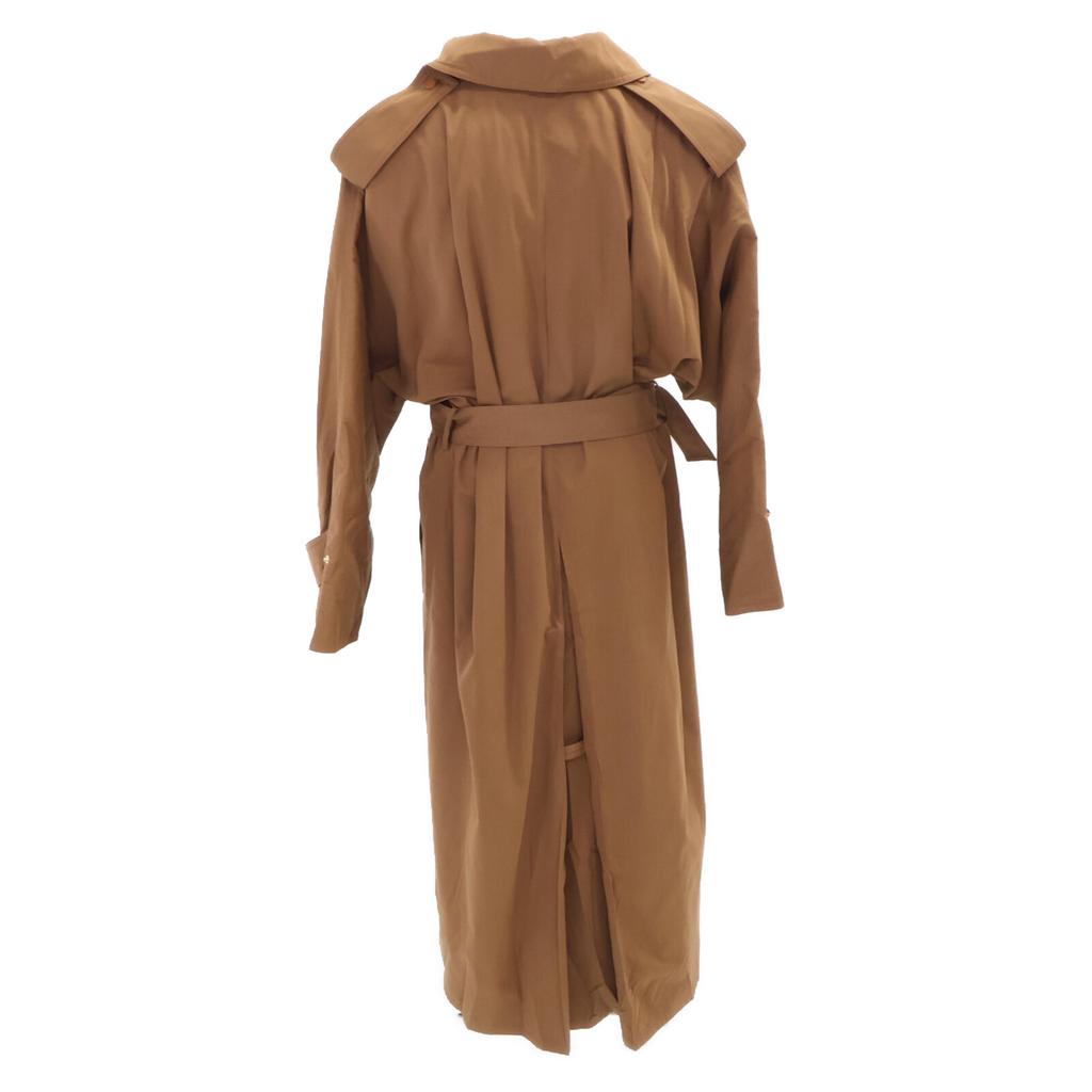 BOTTEGA VENETA [Excellent Condition/Domestically Authorized] 612051 2020 PRESPRING Snap Button Trench coat 38 BrownUsed