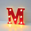 16cm Size Luminous Letters Red White Color LED Letter Night Light  Outdoor Decoration