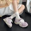 Spring New Platform Women's Versatile Niche Height-increasing Casual Shoes Lace-up Sports Board Shoes