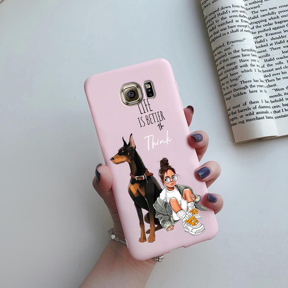 For Samsung Galaxy S7 egde case Cover for Samsung Galaxy S6 edge Case for Samsung S7 S6 G920F SM-G925F Cover Cute Silicon Fundas