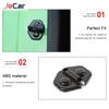 JeCar ABS Car Door Lock Cover Protect Buckle Sticker Trim Shell Latch Stop Anti Rust For Ford Mustang 2009-2013 Car
