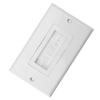 Plastic Anti dust Brush Cable Wall Plate Port Insert Cover Outlet Mount Multimedia Panel New #1