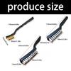 Long Last Rust Remover Cleaning Brush Reinforced Copper/Steel Wire For Bike Automotive Parts And Household Use