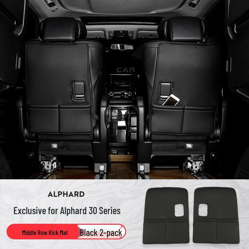 Toyota Alphard Vellfire 30 Series Rear Seat Kick Mats (Anti-Scratch, Wear-Resistant)