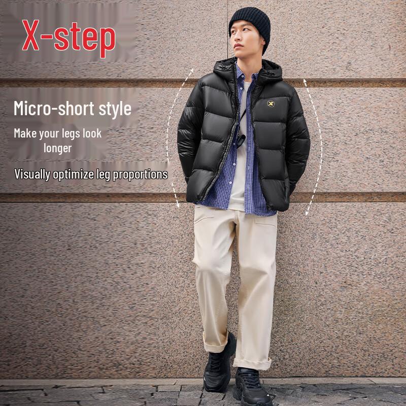 Tebu Wang Hedi Black Gold Unisex Hooded Down Jacket